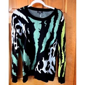 Orly Animal Print Sweater - Size Medium